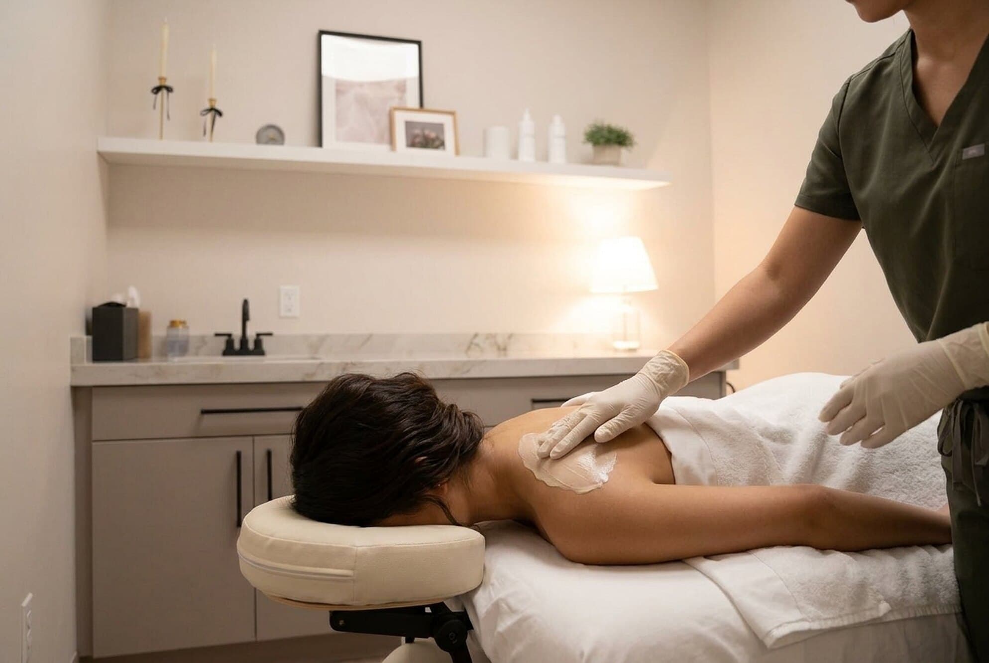 Back facial