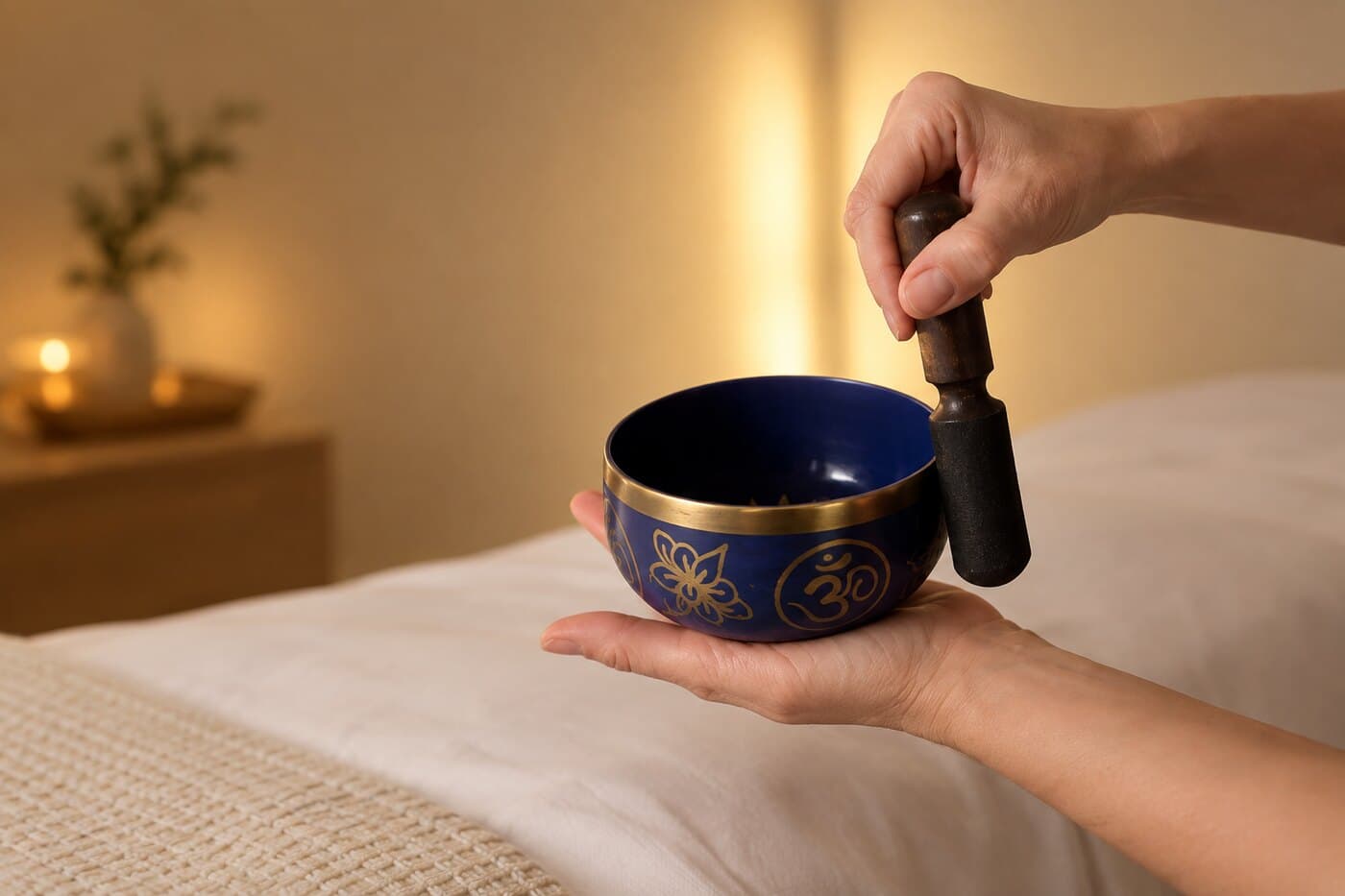 Savasana facial (with sound healing)